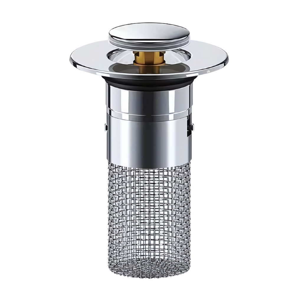 Bouchon d'évier escamotable contre les odeurs  - Ozerty