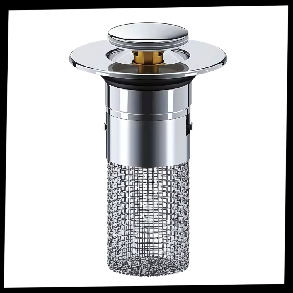 Bouchon d'évier escamotable contre les odeurs  - Ozerty