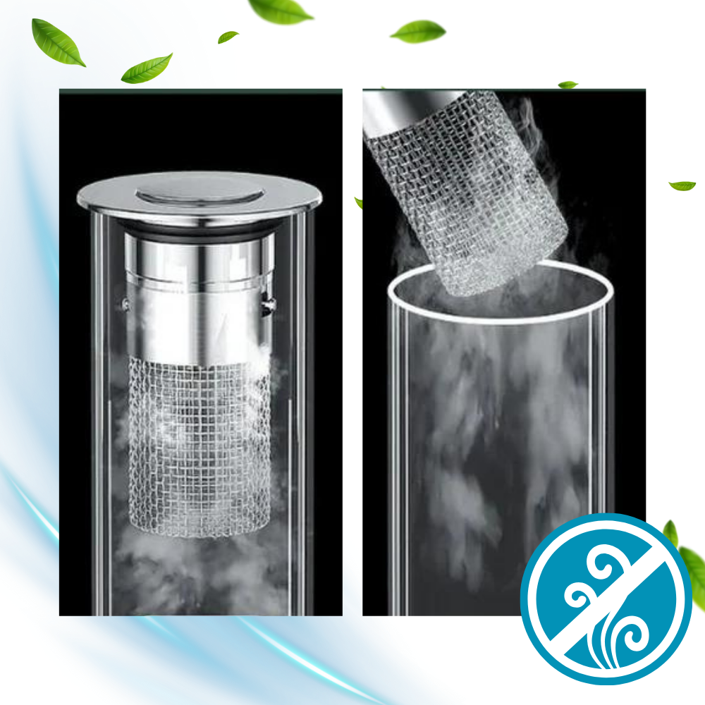 Bouchon d'évier escamotable contre les odeurs  - Ozerty