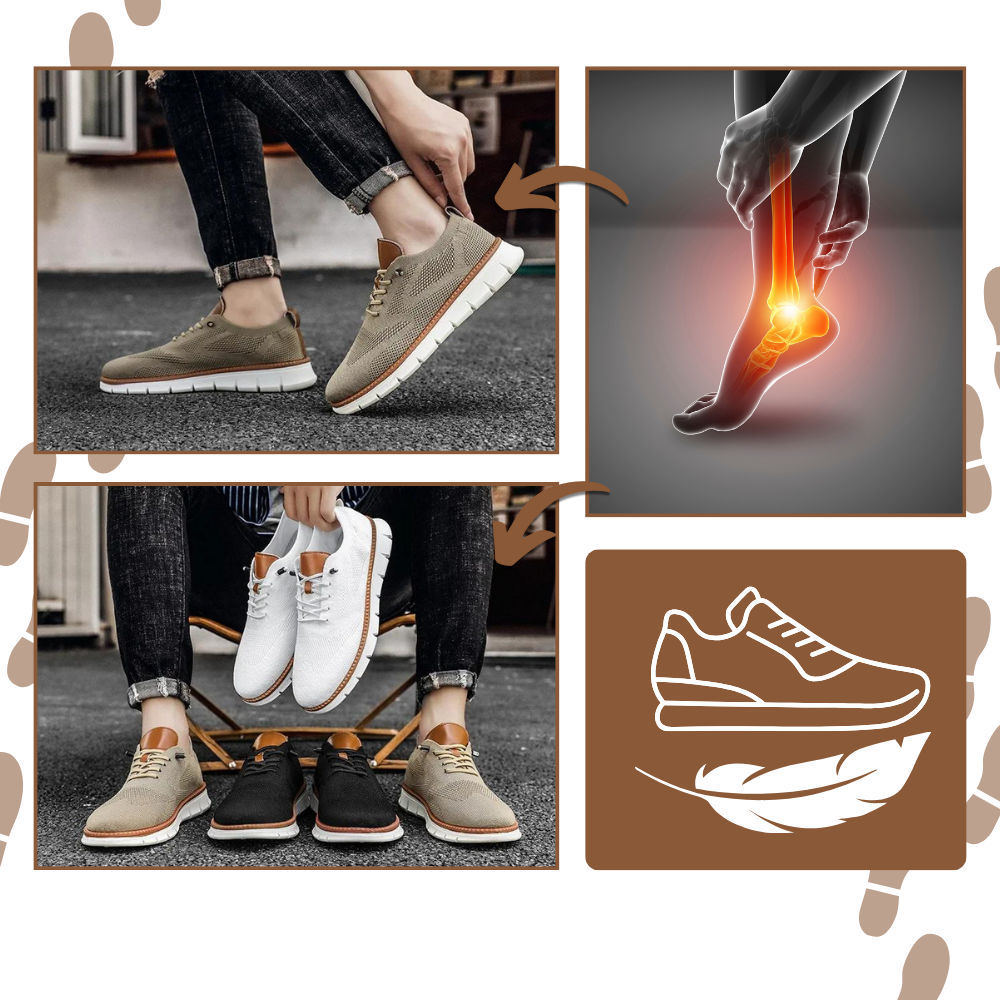 Chaussures orthopédiques respirantes avec soutien de la voûte plantaire - Ozerty
