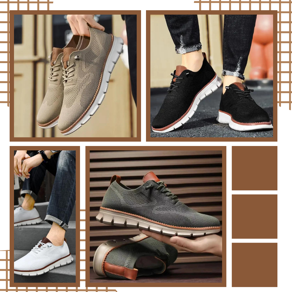 Chaussures orthopédiques respirantes avec soutien de la voûte plantaire - Ozerty