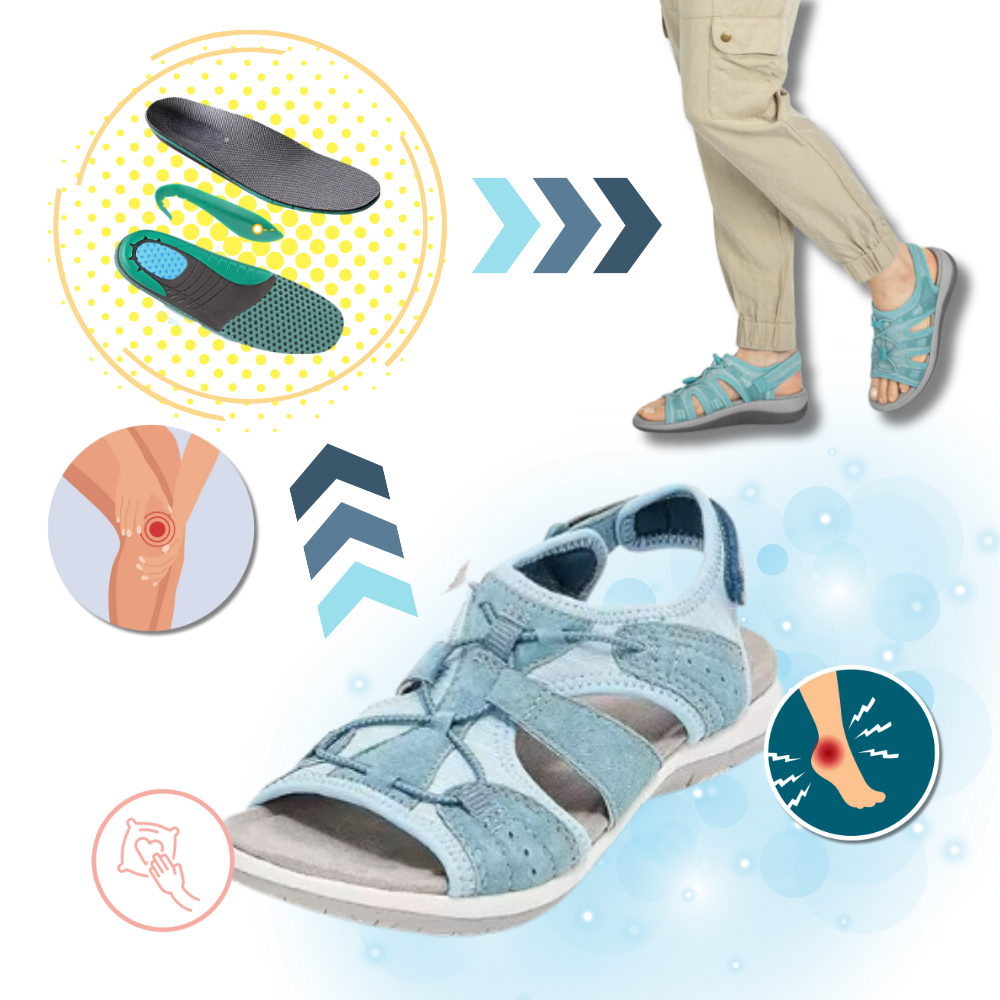 Sandales antidérapantes à soutien orthétique - Ozerty