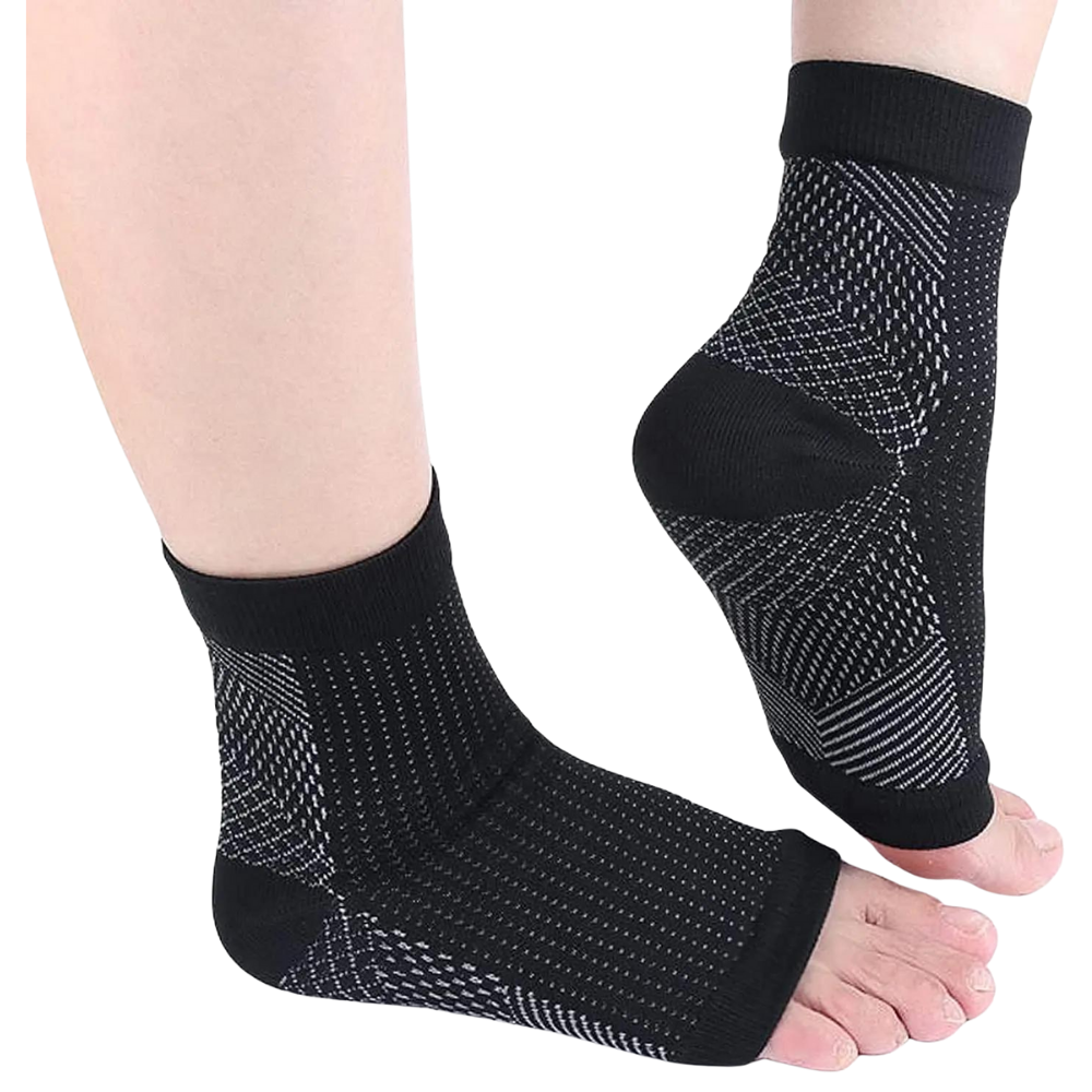 Chaussettes apaisantes pour la neuropathie -Noir/S/MNoir/L/XL - Ozerty