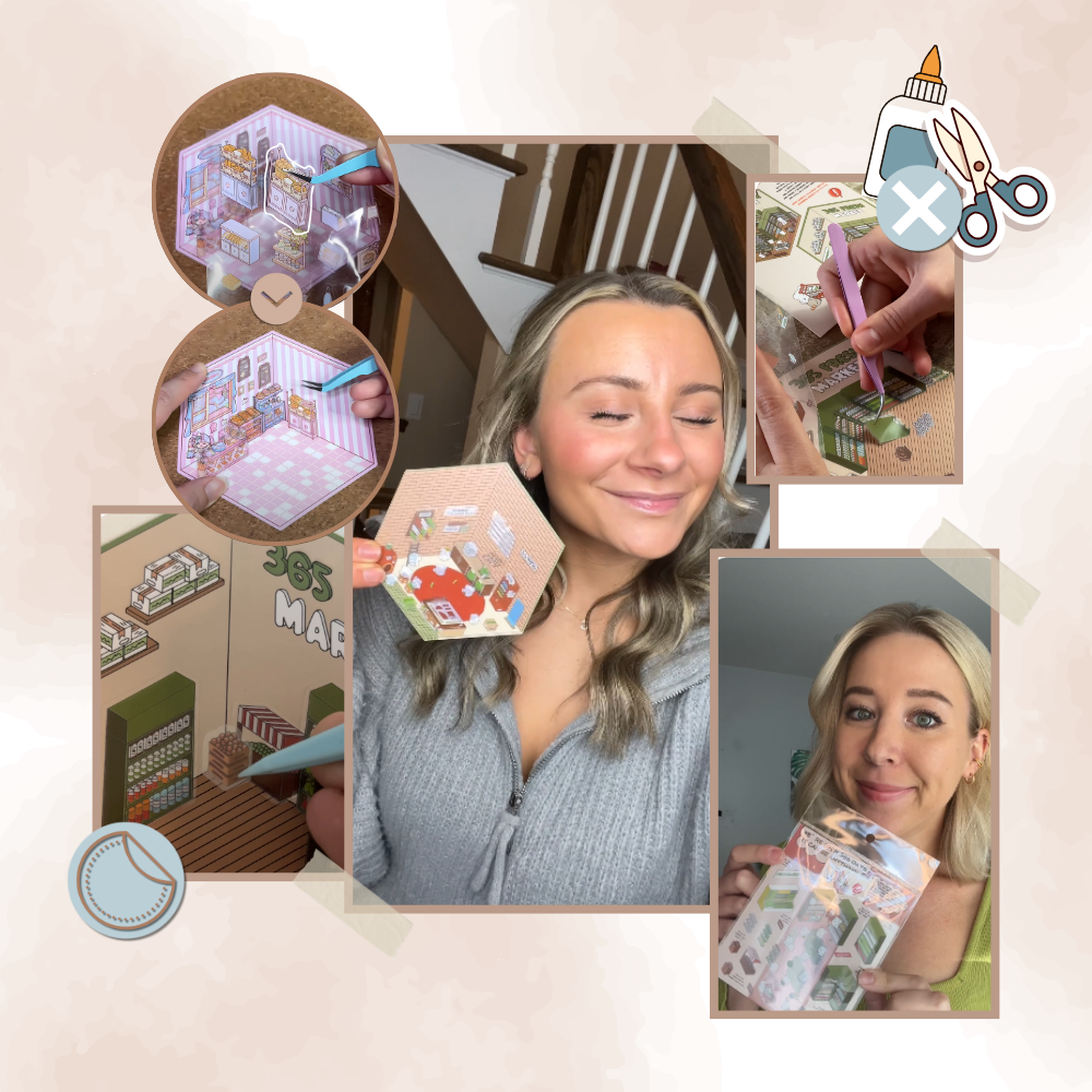 Autocollants Pastels de Mises en Scènes - Ozerty