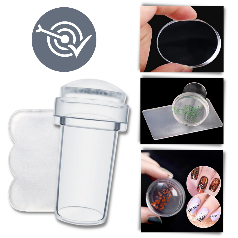 Outil de nail art transparent symétrie parfaite
 - Ozerty