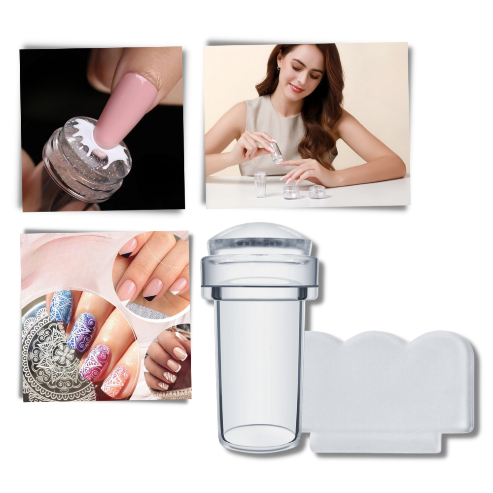 Outil de nail art transparent symétrie parfaite
 - Ozerty