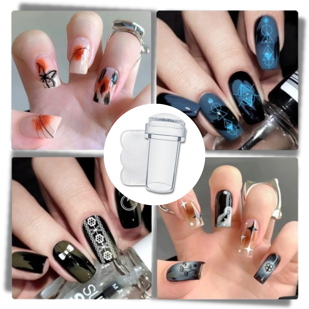 Outil de nail art transparent symétrie parfaite
 - Ozerty
