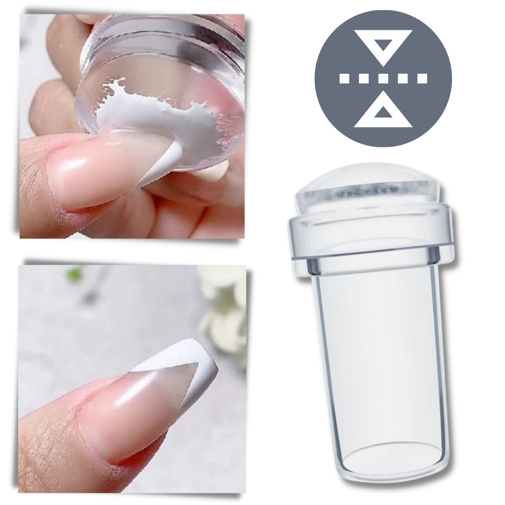 Outil de nail art transparent symétrie parfaite
 - Ozerty