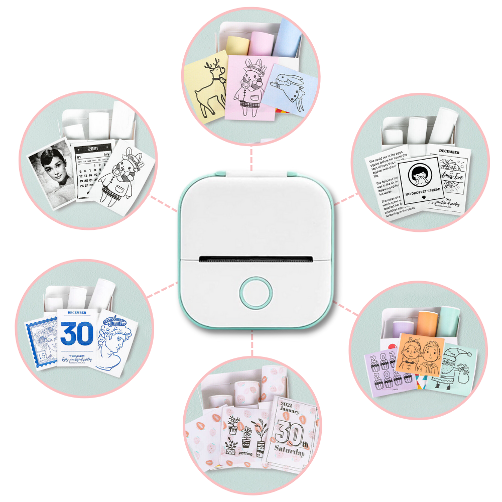 Imprimante de stickers sans encre Phomemo
 - Ozerty