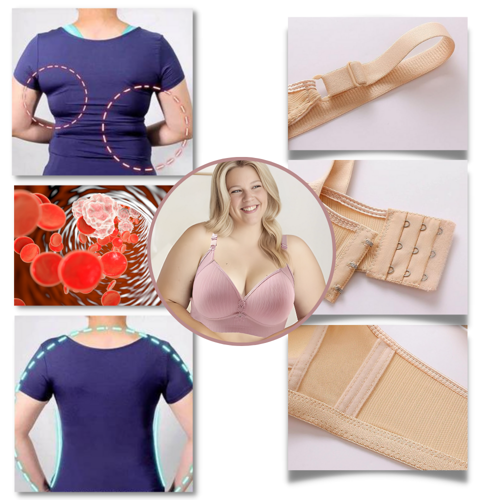 Soutien-gorge push-up sans fil grande taille
- Ozerty