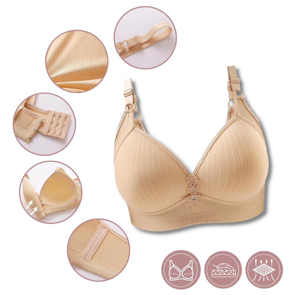 Soutien-gorge push-up sans fil grande taille
- Ozerty