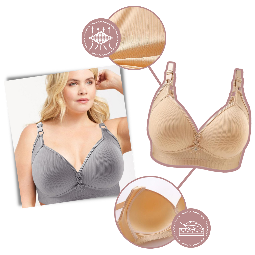 Soutien-gorge push-up sans fil grande taille
- Ozerty