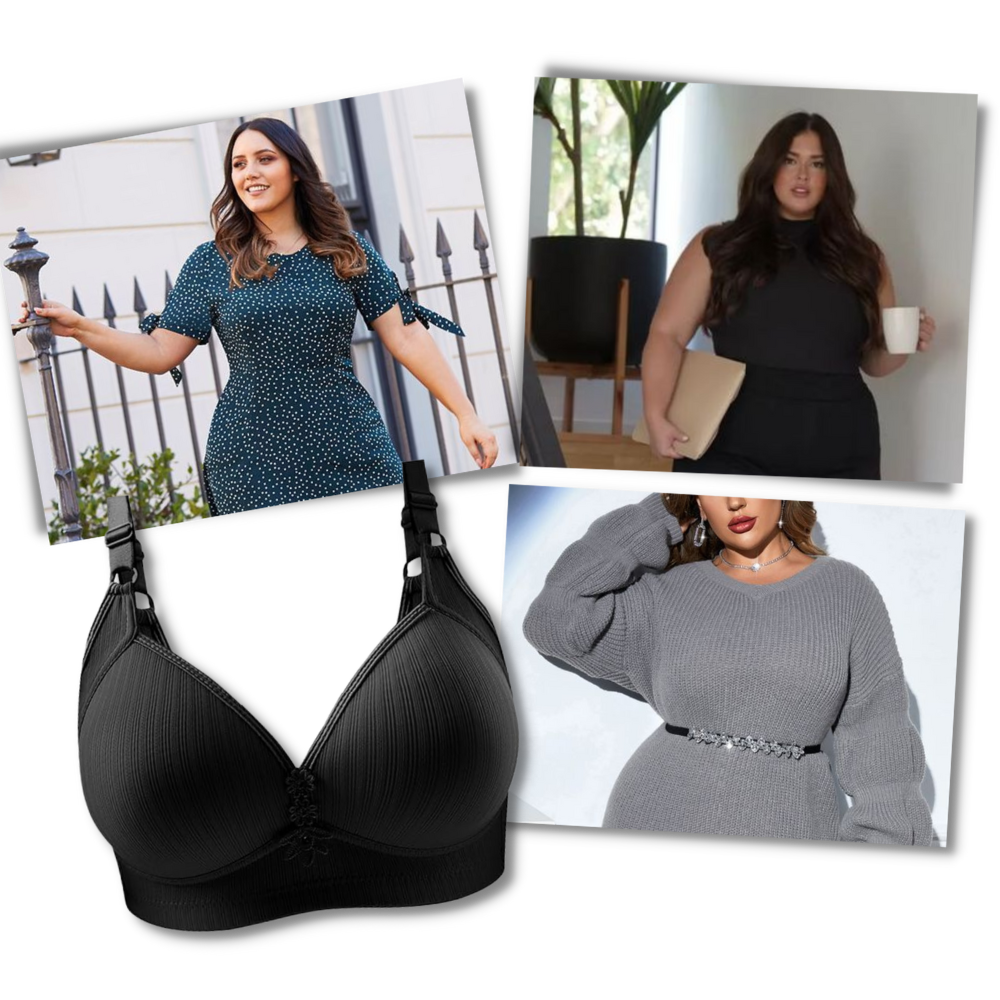 Soutien-gorge push-up sans fil grande taille
- Ozerty