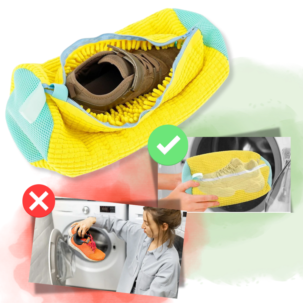 Sac à linge pour chaussures en polyester - Ozerty
