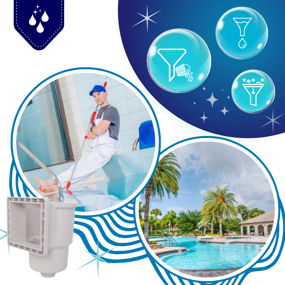 Skimmer de surface pour piscine - Ozerty