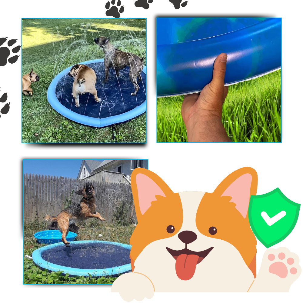 Pataugeoire portable pour chiens
 - Ozerty