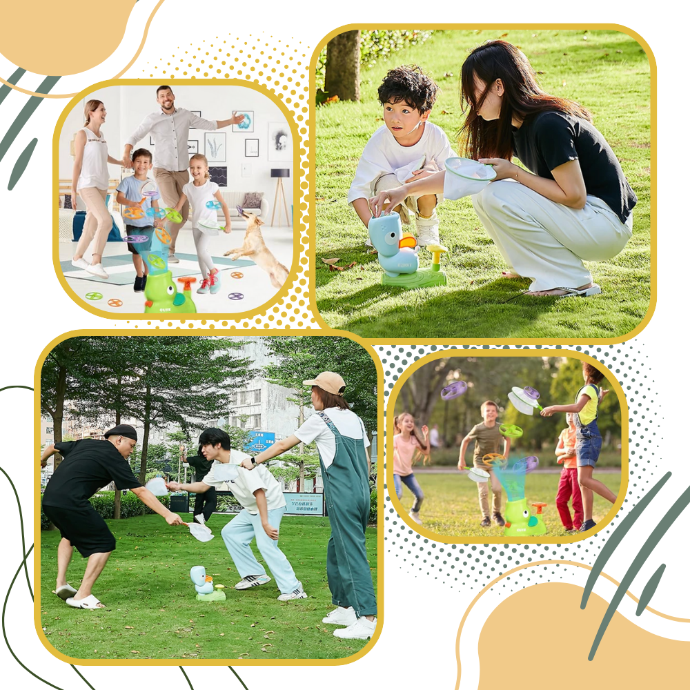 Jouet de disque volant portable et facile à lancer - Ozerty