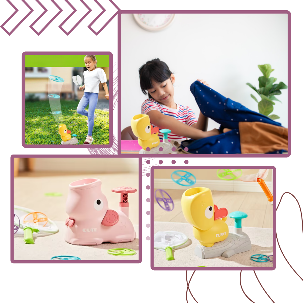 Jouet de disque volant portable et facile à lancer - Ozerty