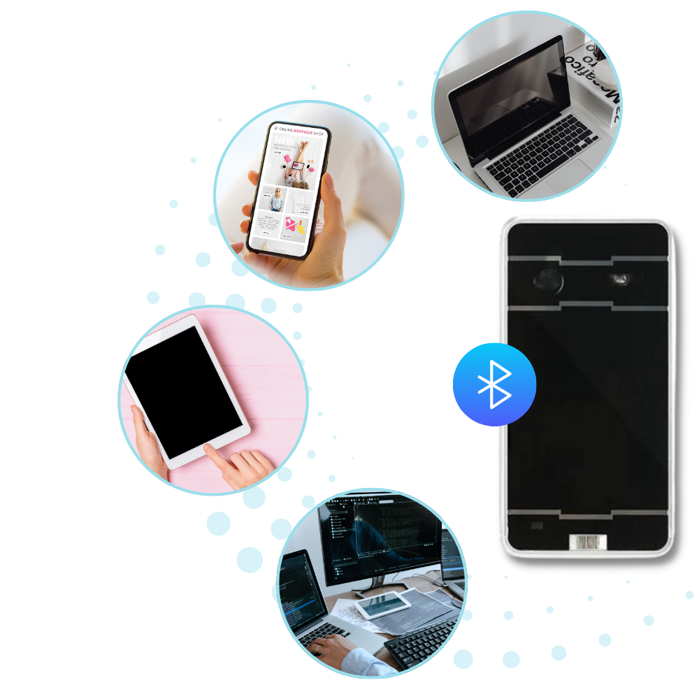 Clavier virtuel laser portable
 - Ozerty