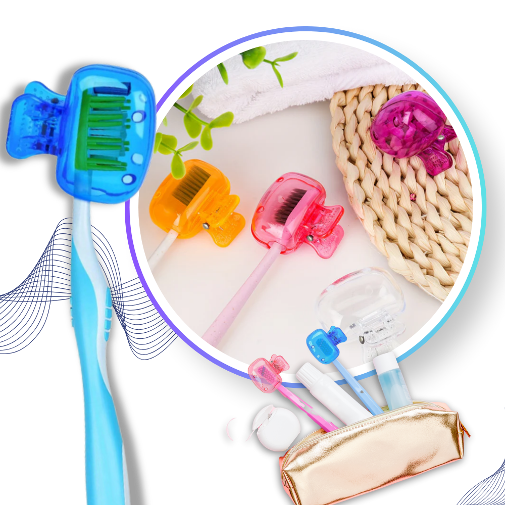 Couvercle hygiénique portable pour tête de brosse à dents - Ozerty