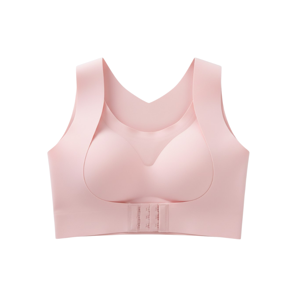 Soutien-gorge brassière sans coutures avec soutien postural -Rose - Ozerty