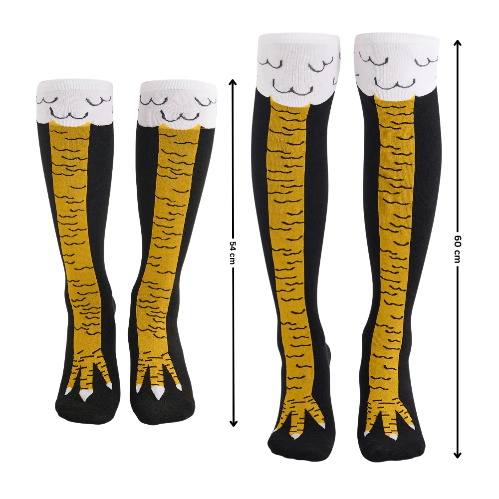Chaussettes Motif Pattes de Poulet - Ozerty