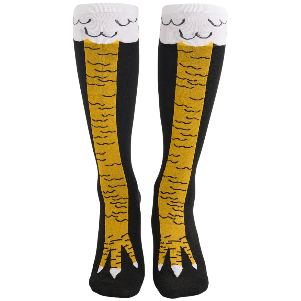 Chaussettes Motif Pattes de Poulet -Courtes - Ozerty