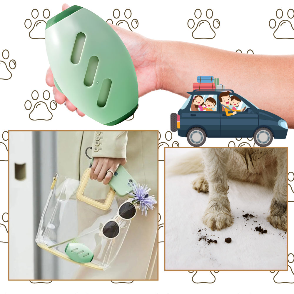 Rouleau adhésif puissant pour les poils d'animaux - Ozerty