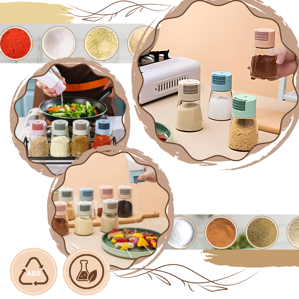 Salière et poivrière à poussoir précis
- Ozerty