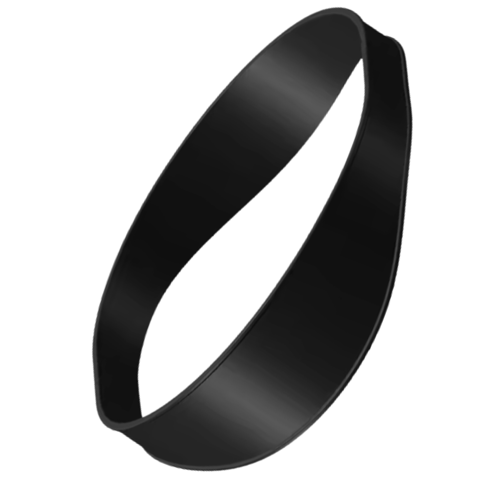 1x Bande Élastique Incurvée Coupe Cheveux Dégradé -Noir - Ozerty