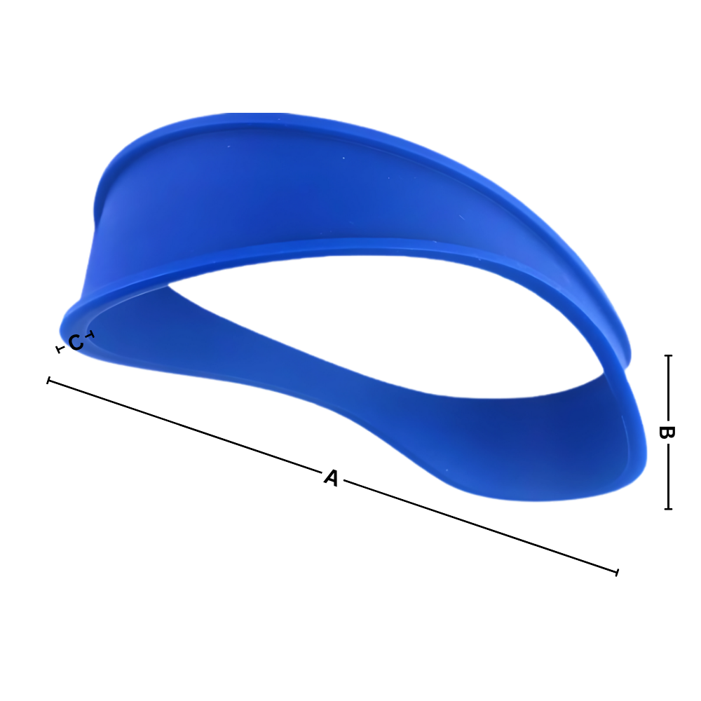 1x Bande Élastique Incurvée Coupe Cheveux Dégradé - Ozerty