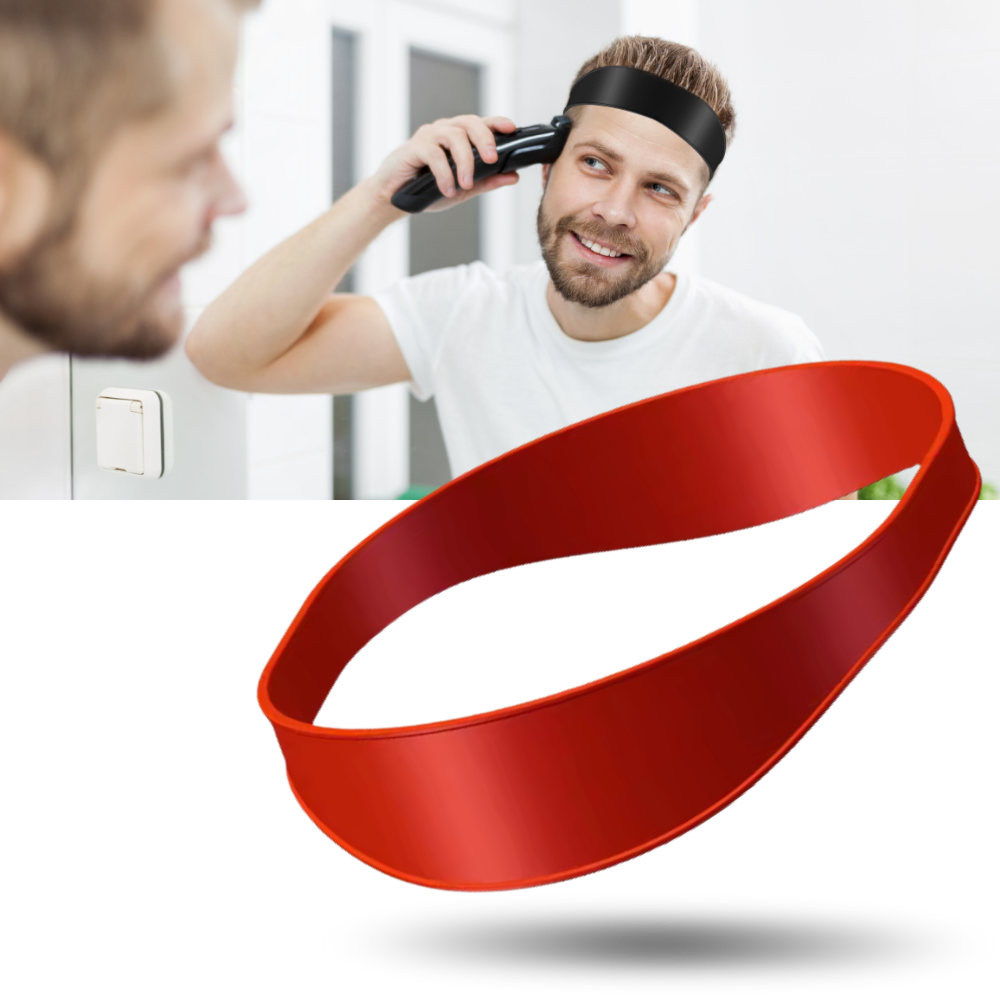 1x Bande Élastique Incurvée Coupe Cheveux Dégradé - Ozerty