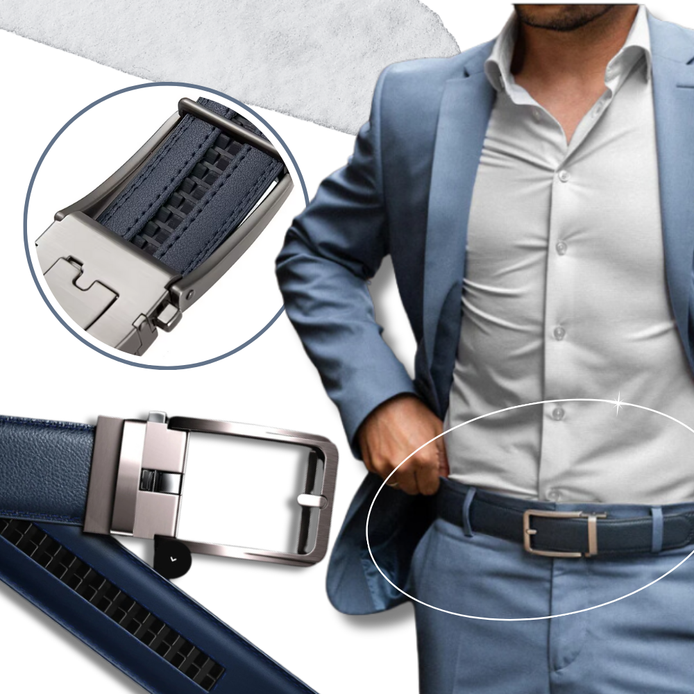 Ceinture automatique en cuir de vache - Ozerty