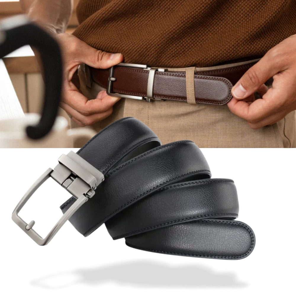 Ceinture automatique en cuir de vache - Ozerty