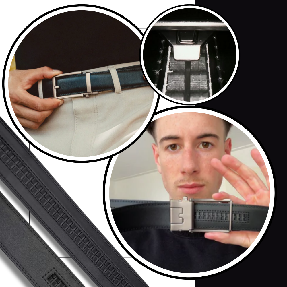 Ceinture automatique en cuir de vache - Ozerty