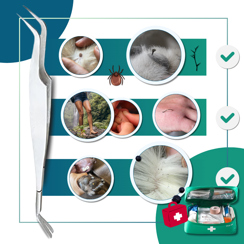 Pince à Tiques De Précision - Ozerty