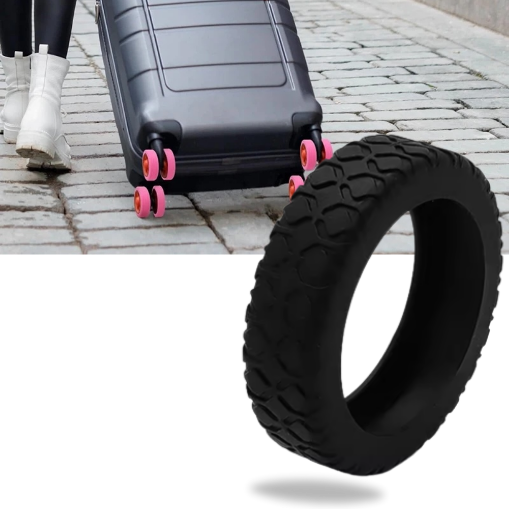 Protections en silicone pour roues de valise - Ozerty