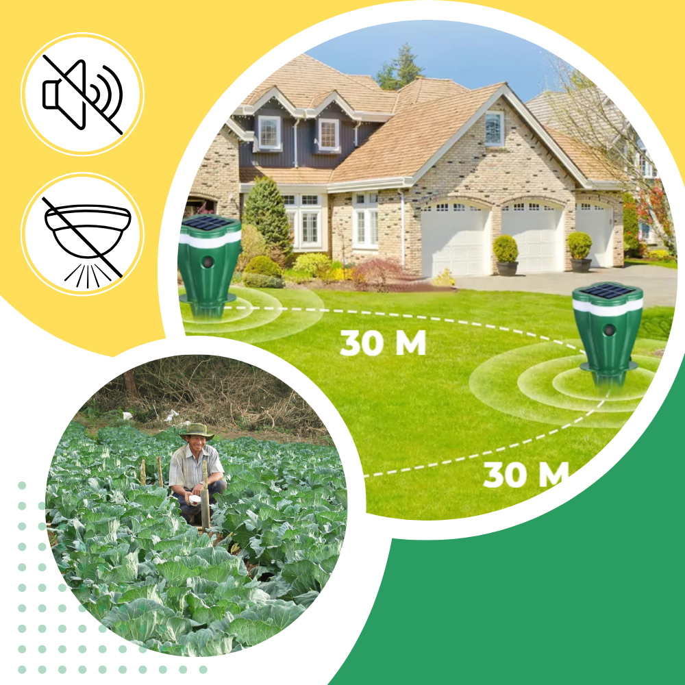 Répulsif Solaire à Impulsions - Ozerty