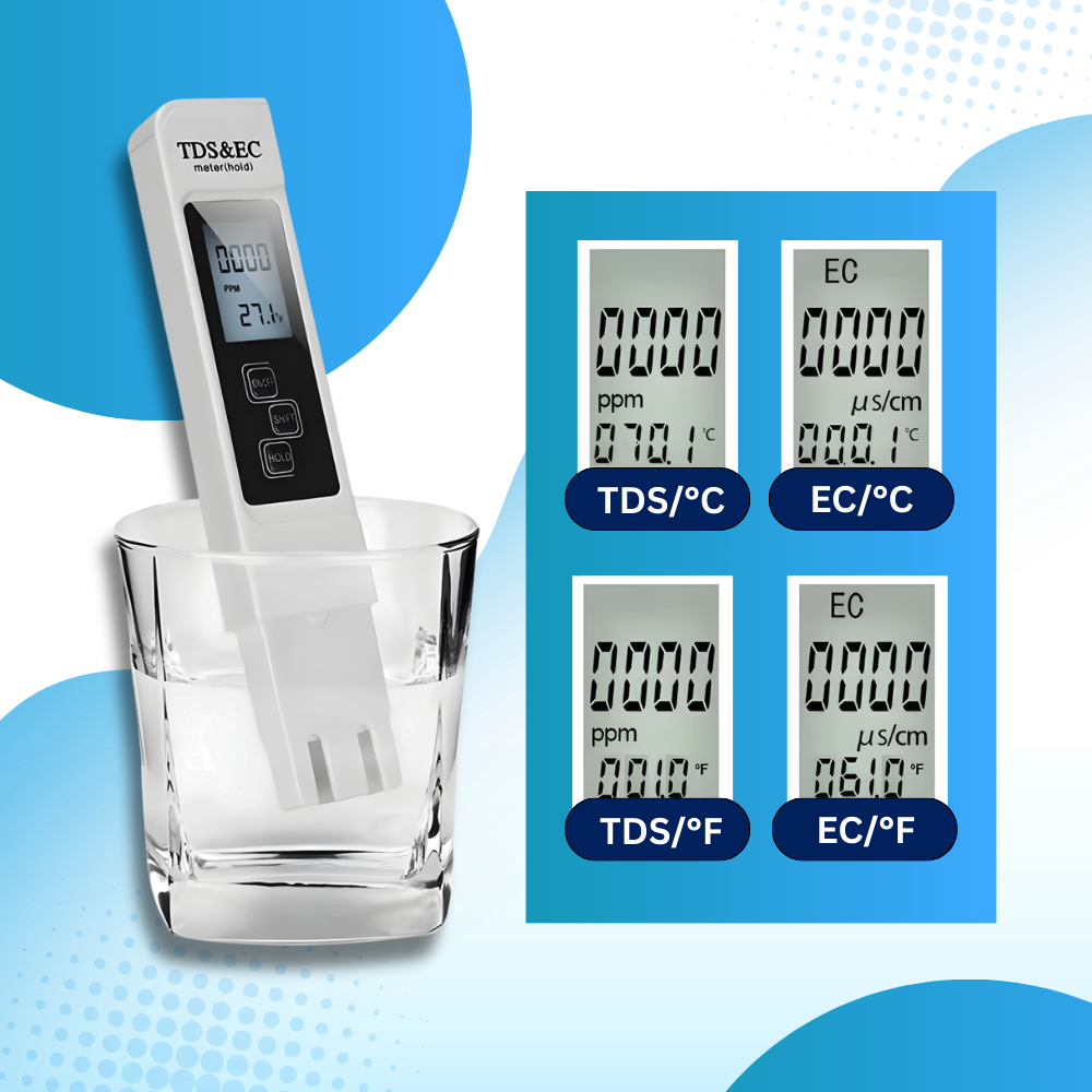 Testeur de qualité de l'eau Pure Safety - Ozerty