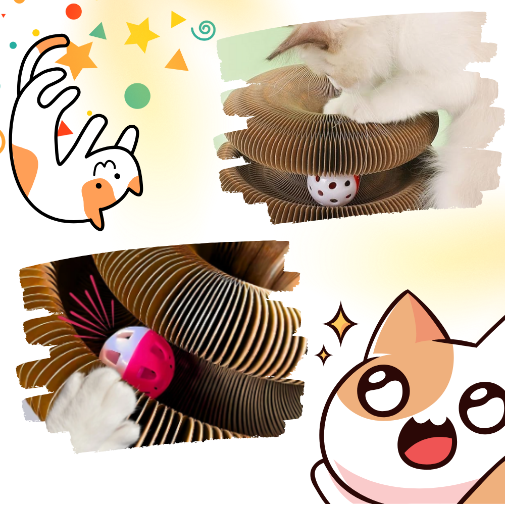 Griffoir anti-stress pour chat - Ozerty