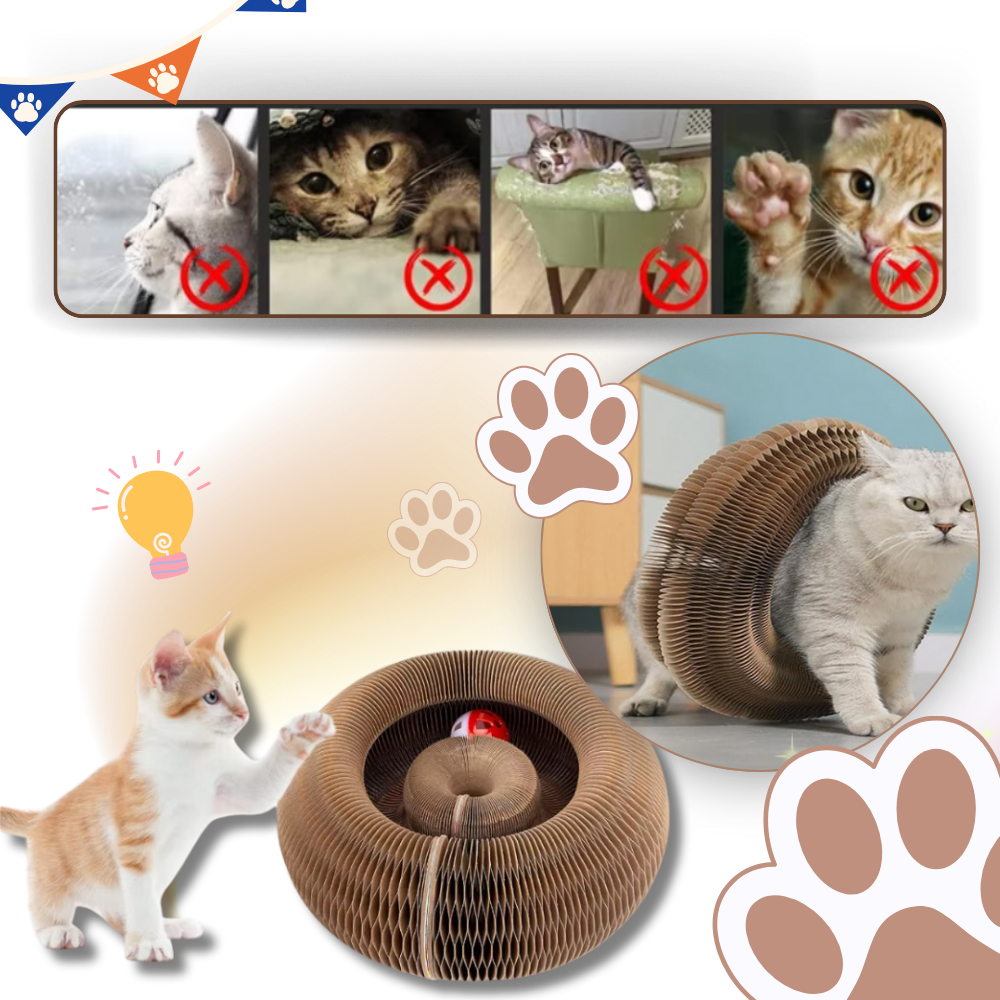 Griffoir anti-stress pour chat - Ozerty