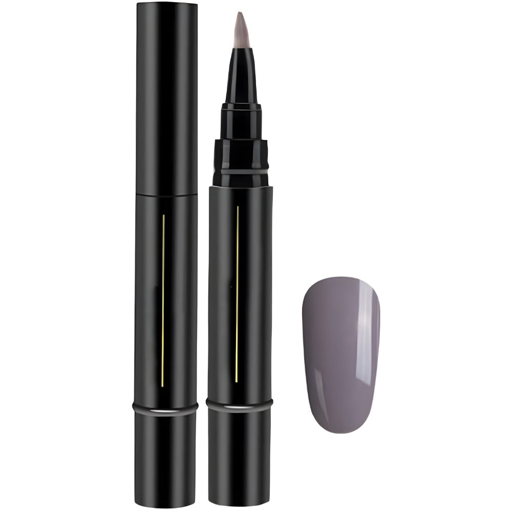 Stylo vernis à ongles à séchage rapide -Gris - Ozerty