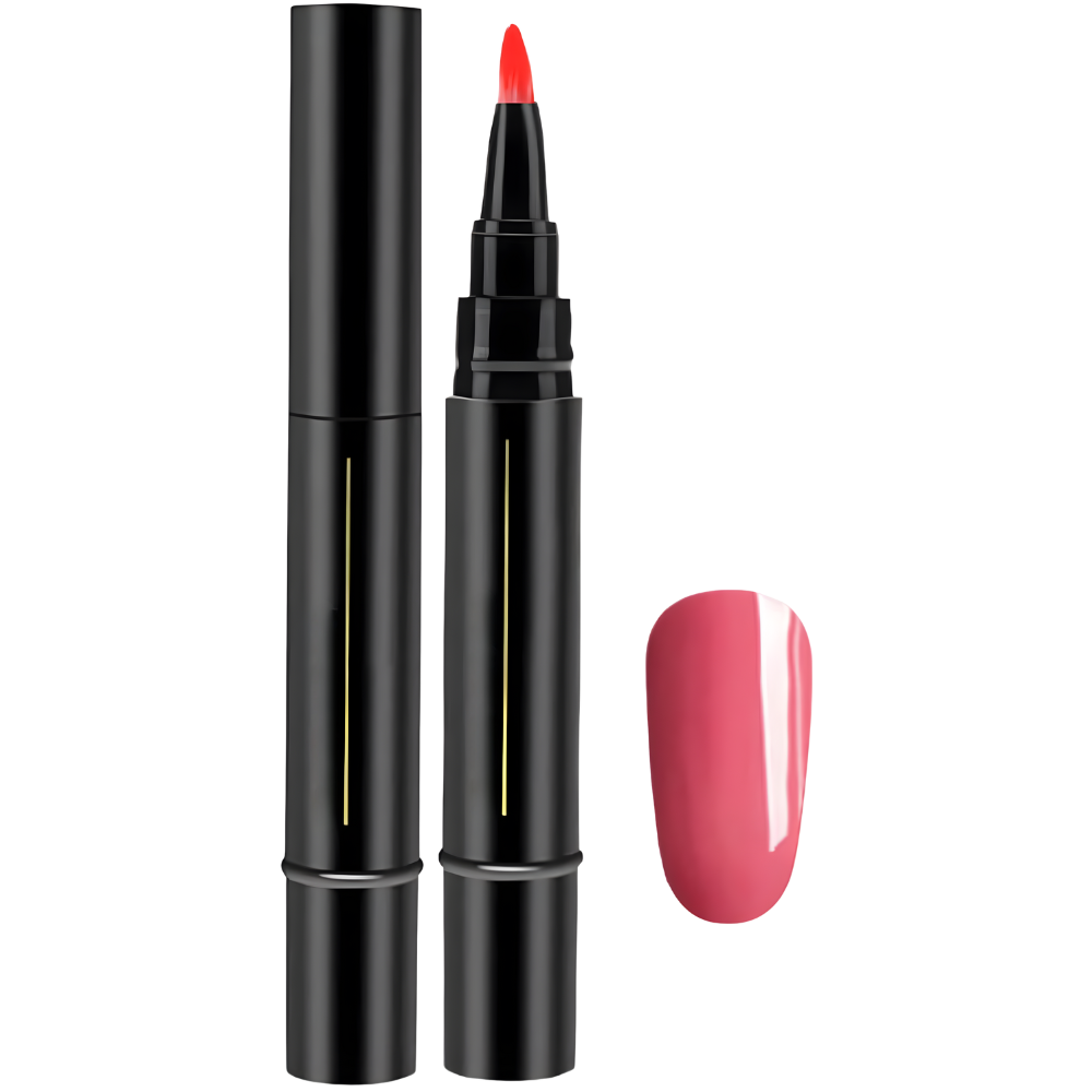Stylo vernis à ongles à séchage rapide -Rose pêche - Ozerty