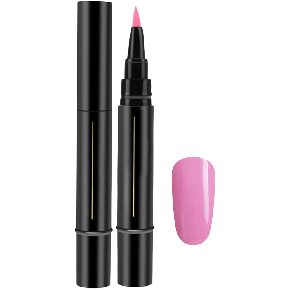Stylo vernis à ongles à séchage rapide -Rose clair - Ozerty