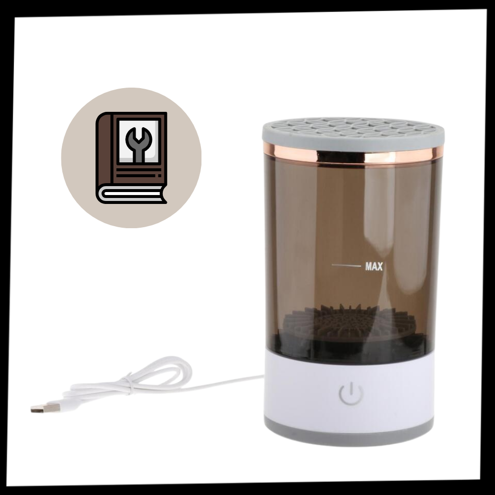 Nettoyeur de pinceaux électrique rapide et rechargeable
 - Ozerty