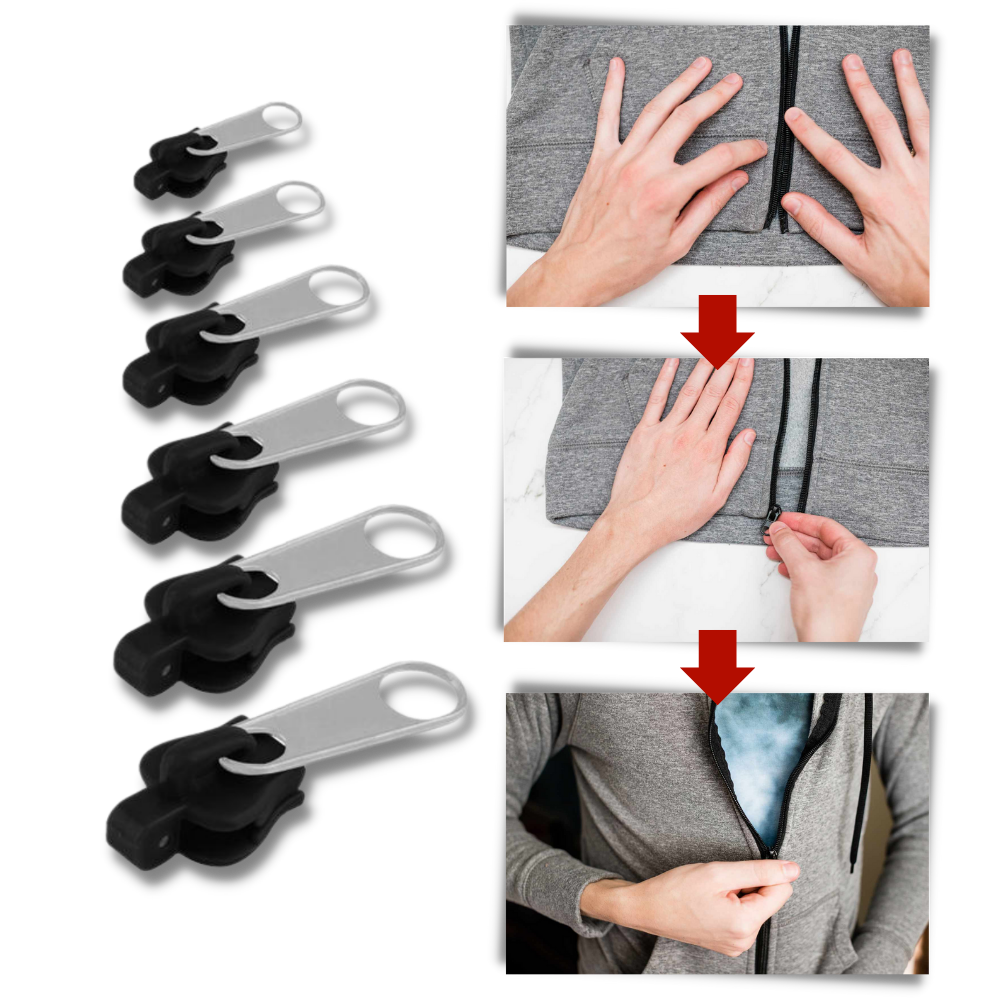 Curseur clipsable pour remplacer les fermetures éclair
- Ozerty