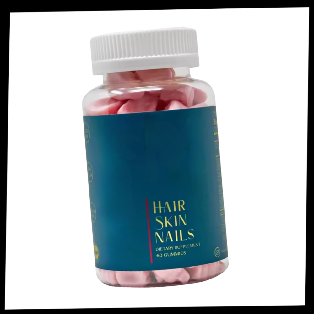 Gummies à la framboise enrichies en biotine - Ozerty