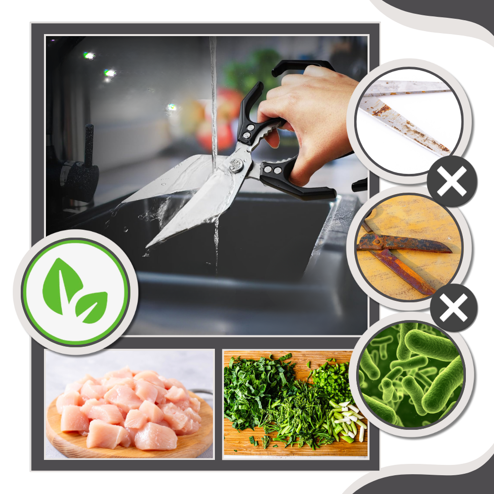 Ciseaux de cuisine ultra-tranchants - Ozerty