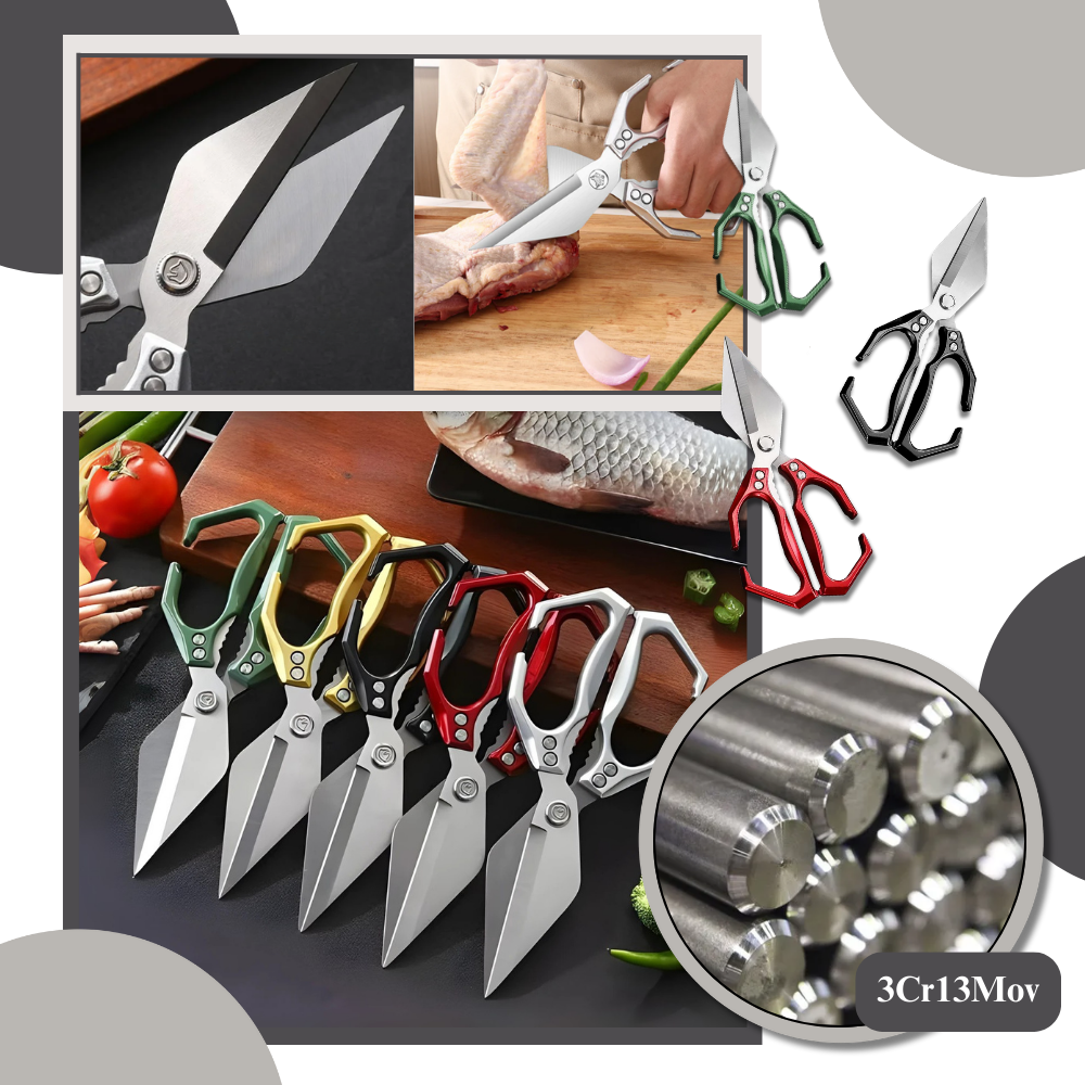 Ciseaux de cuisine ultra-tranchants - Ozerty