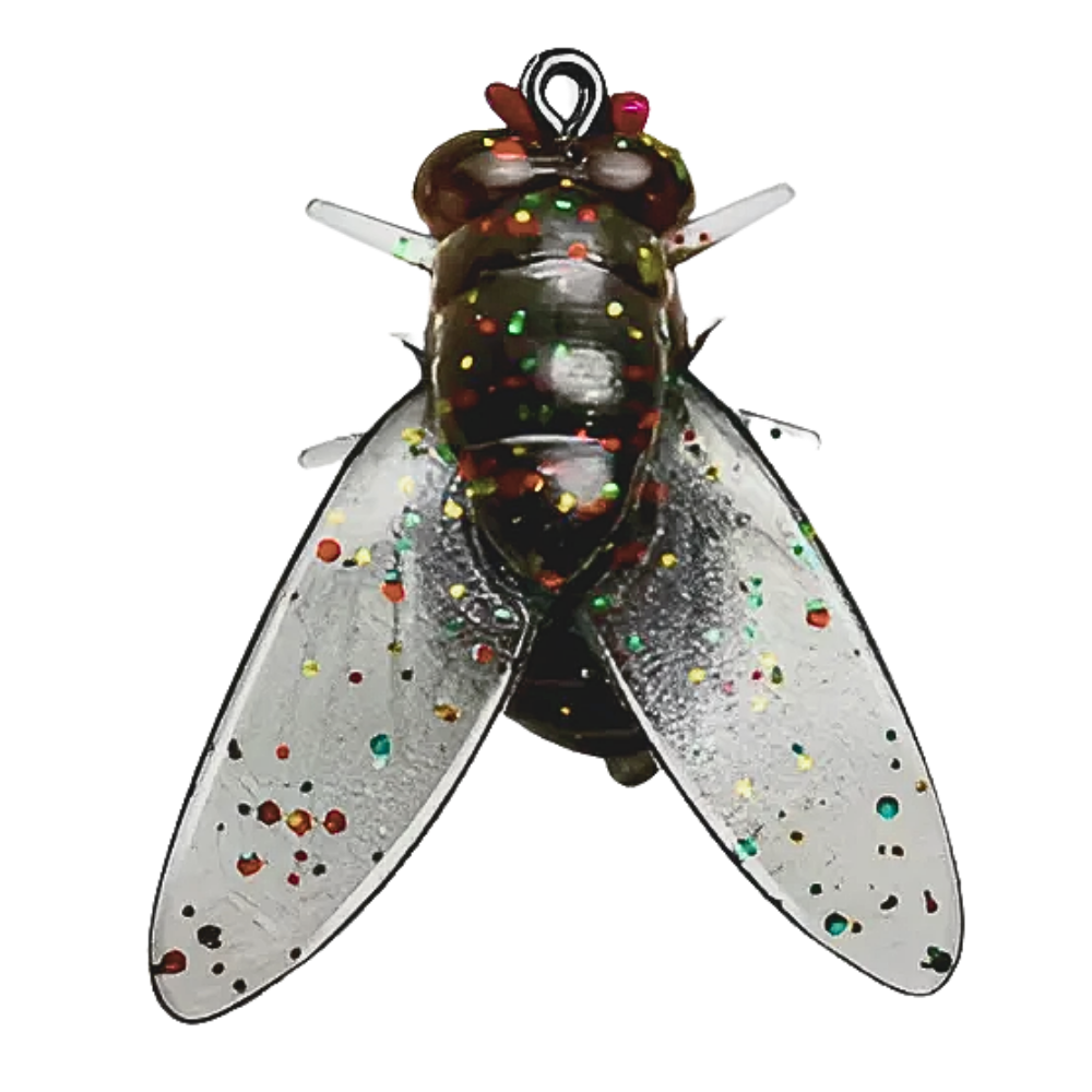 Appâts réalistes pour la pêche à la mouche -Noir - Ozerty